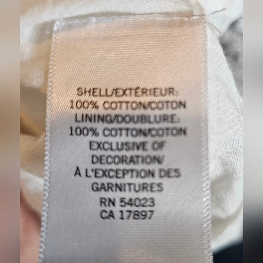 Banana Republic White and Gray A-Line Floral Skirt - Picture 10 of 13